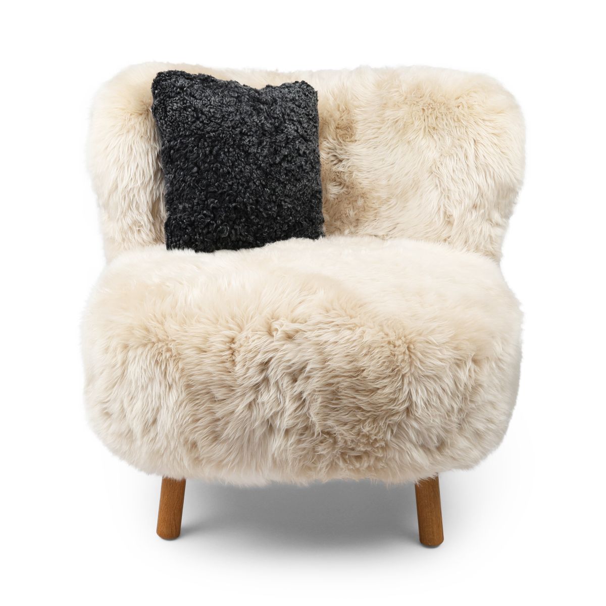 Ethan Puffy Lounge Chair Beige