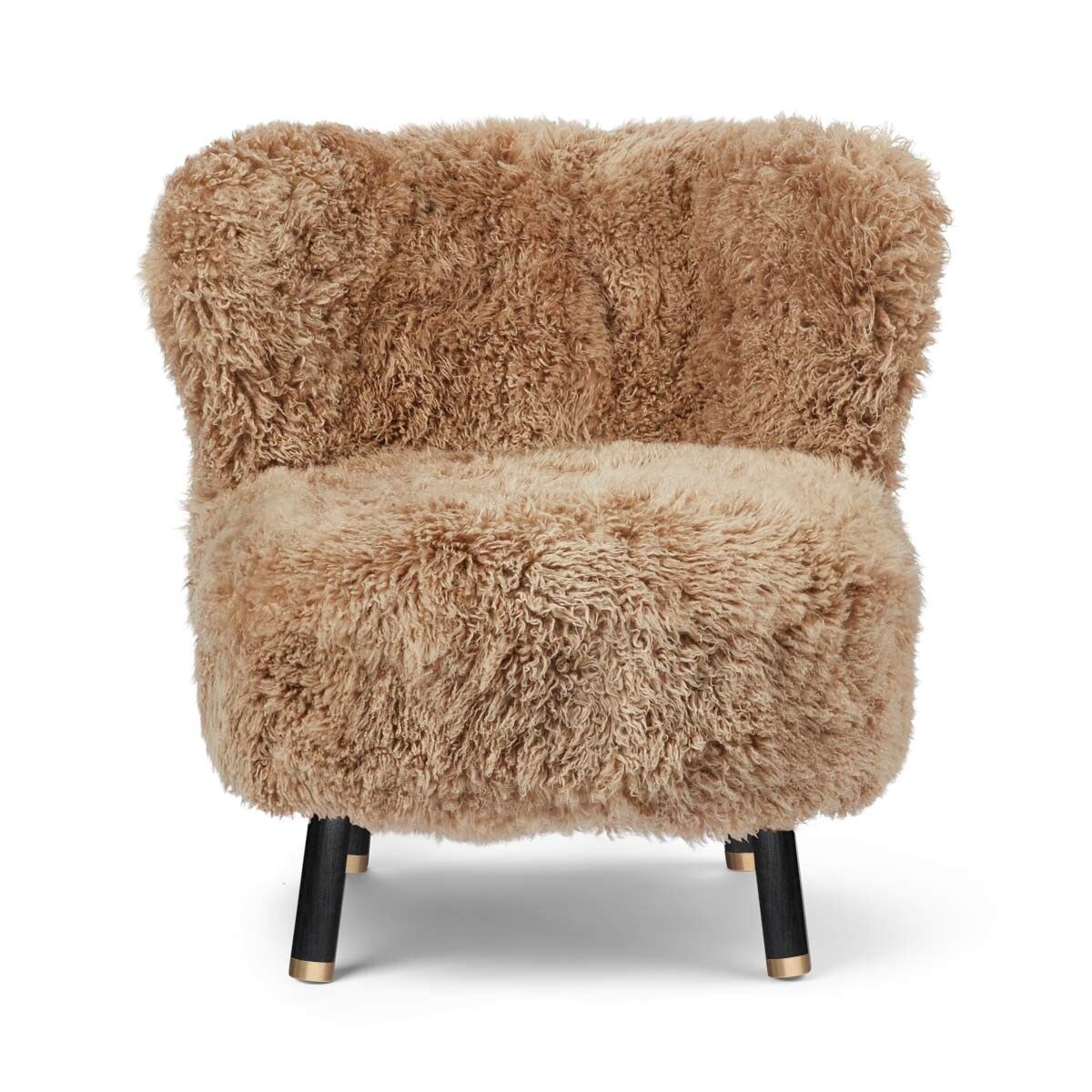 Emil Lounge Chair | Lång ull Honung