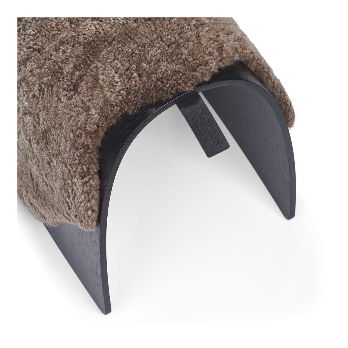 Sheep Stool cover | Kort lugg | Nya Zeeland Ljusbrun