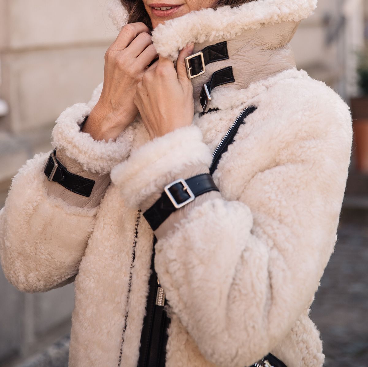 Nicki jacka Blågrå