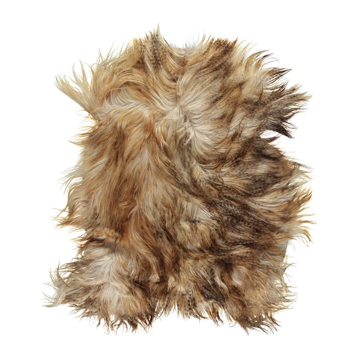 Getskinn | Mongoliet | 110x80 cm Dammig Brun