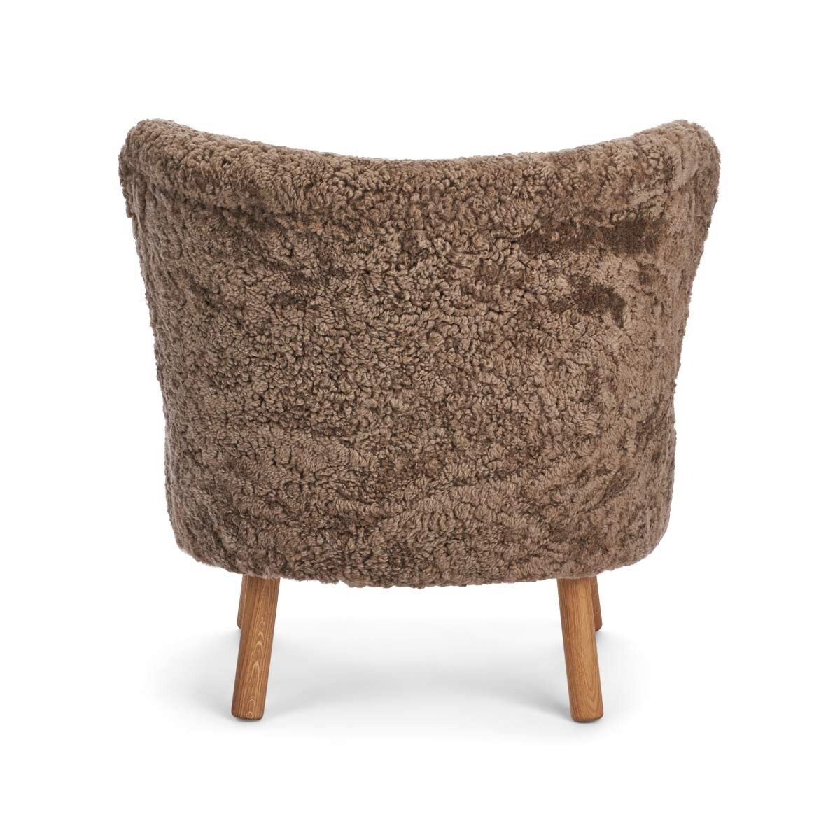 Emil Lounge Chair | Kort ull Taupe