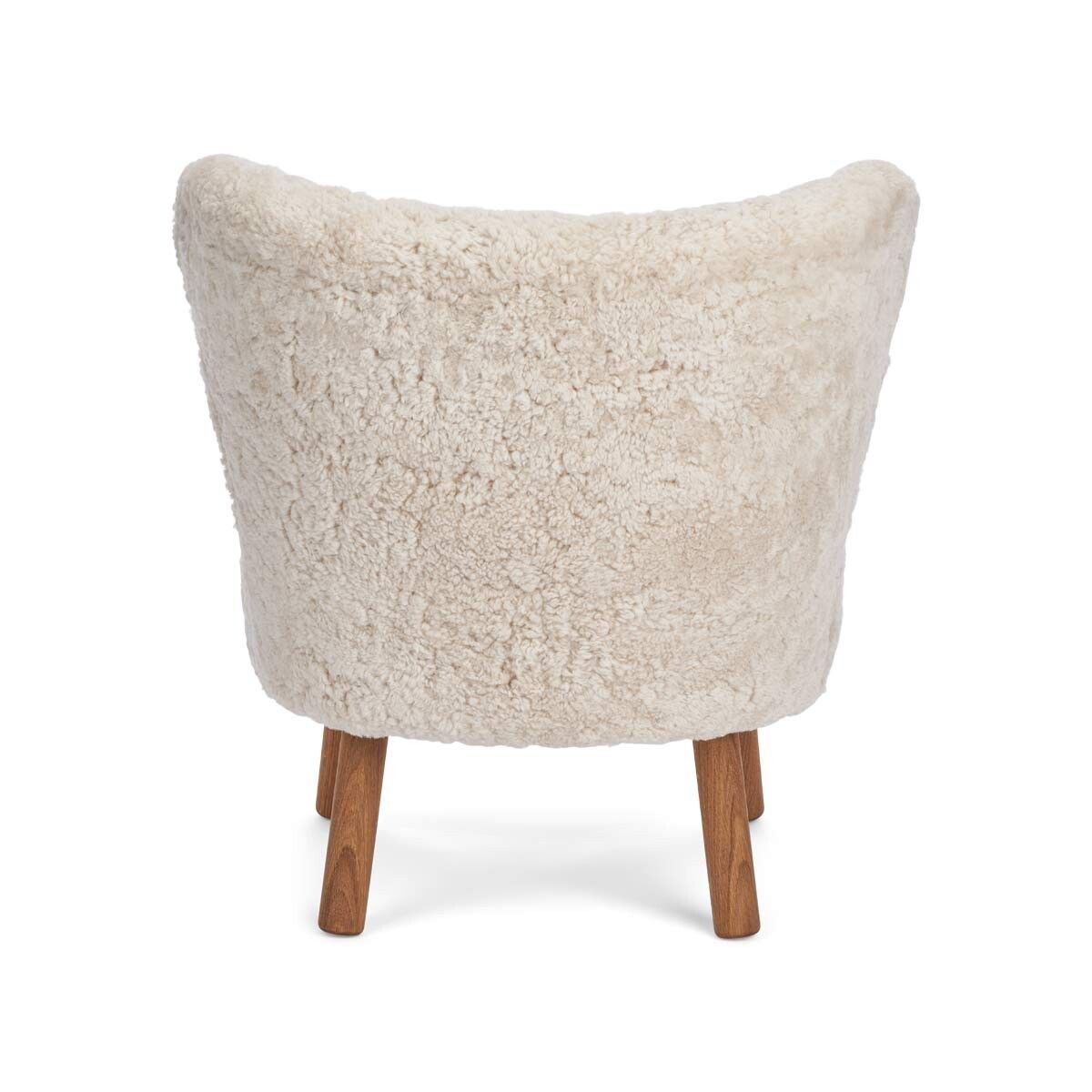 Emily Lounge Chair | Kort lugg Pearl