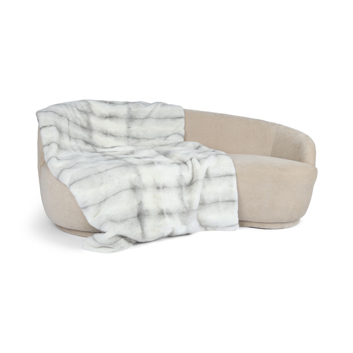 Minkpläd | Kashmirbaksida | Sapphire Cross | 110x170 cm