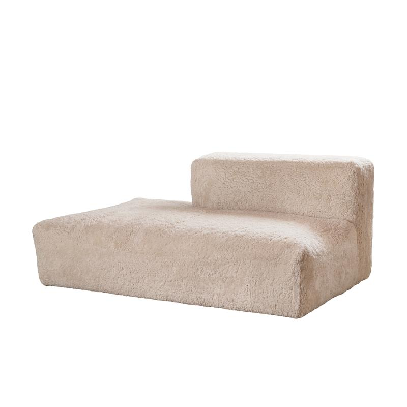 Julian modulsoffa | Hörn-, mitt- och gavelsektion | Kort lugg | Nya Zeeland Beige