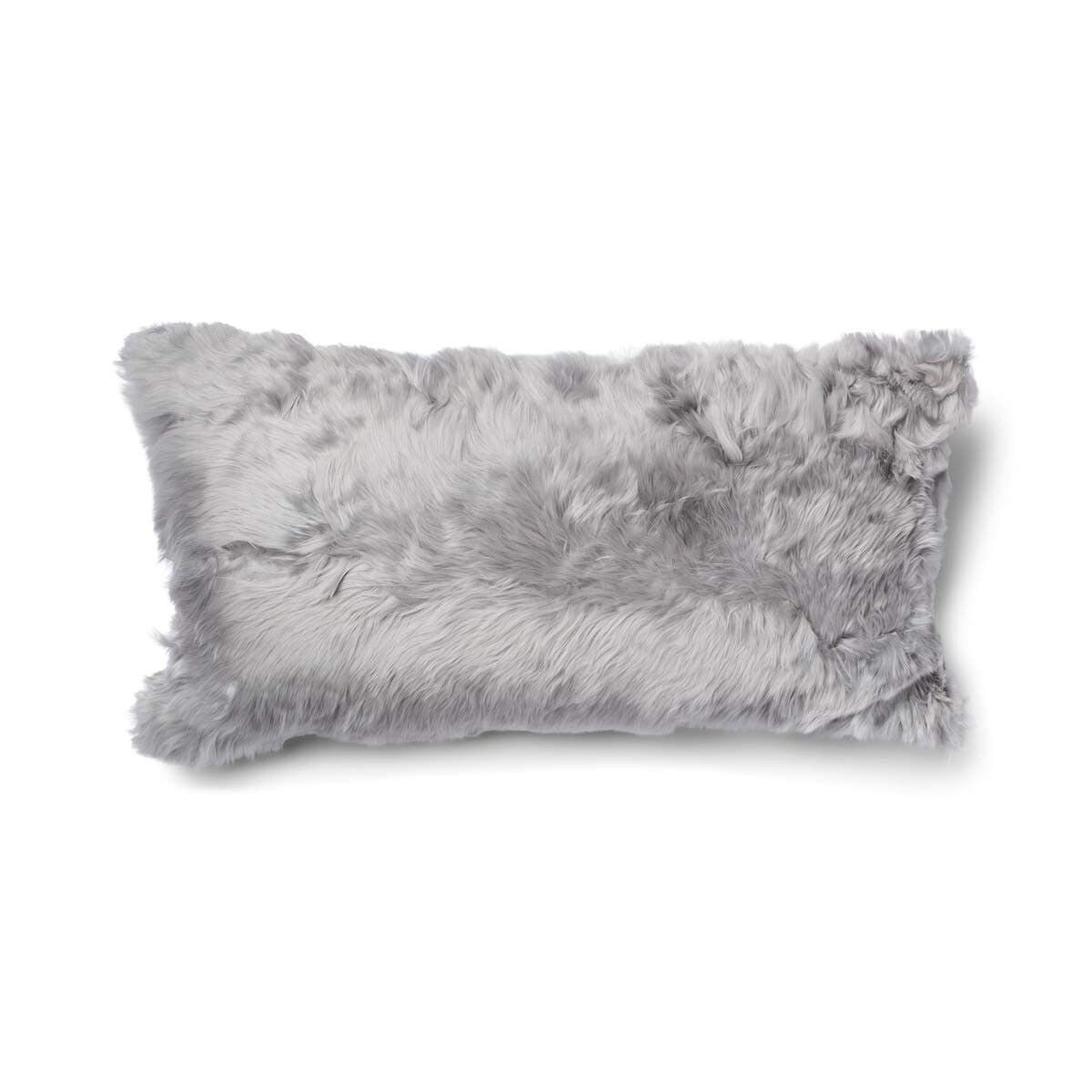 Alpackaullpute | Lång lugg | 40x40 cm, 30x60 cm & 60x60 cm Ljusgrå