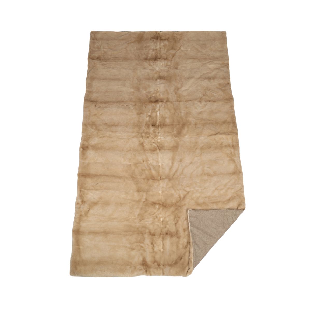 Minkpläd | Kashmirbaksida | Palomino | 120x220 cm