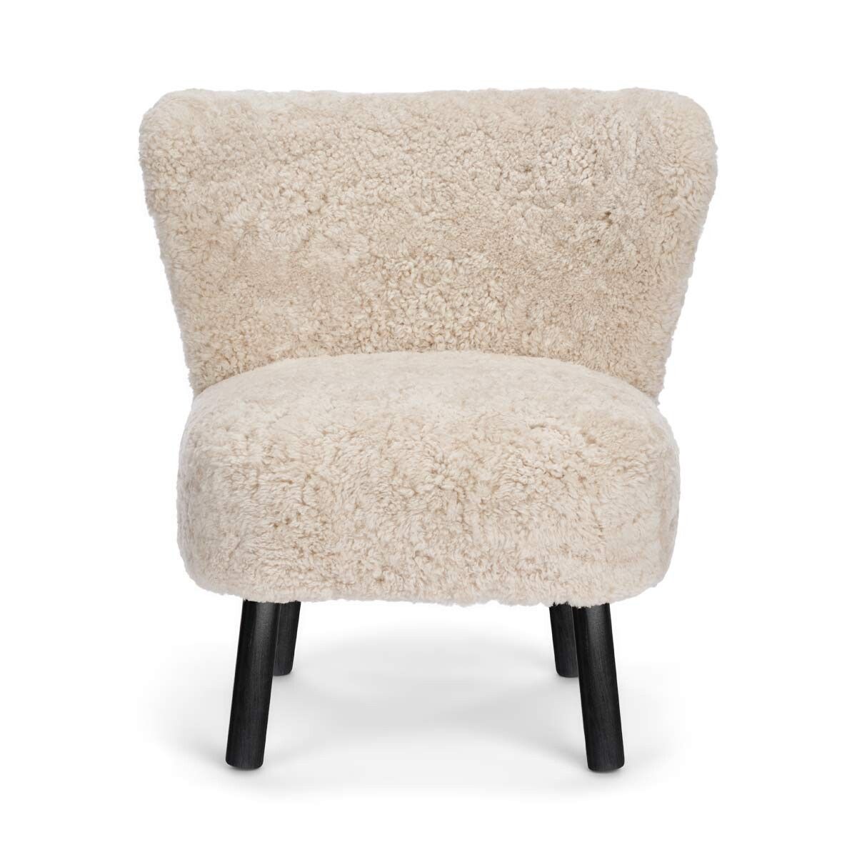 Emily Lounge Chair | Kort lugg Pearl