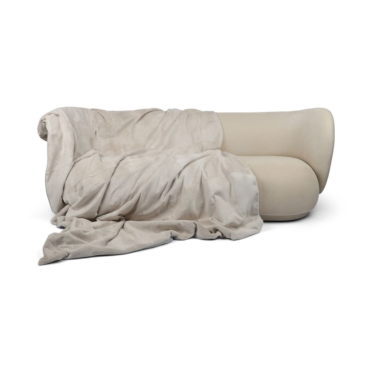 Minkpläd | Kashmirbaksida | Pearl | 235x162 cm Pearl