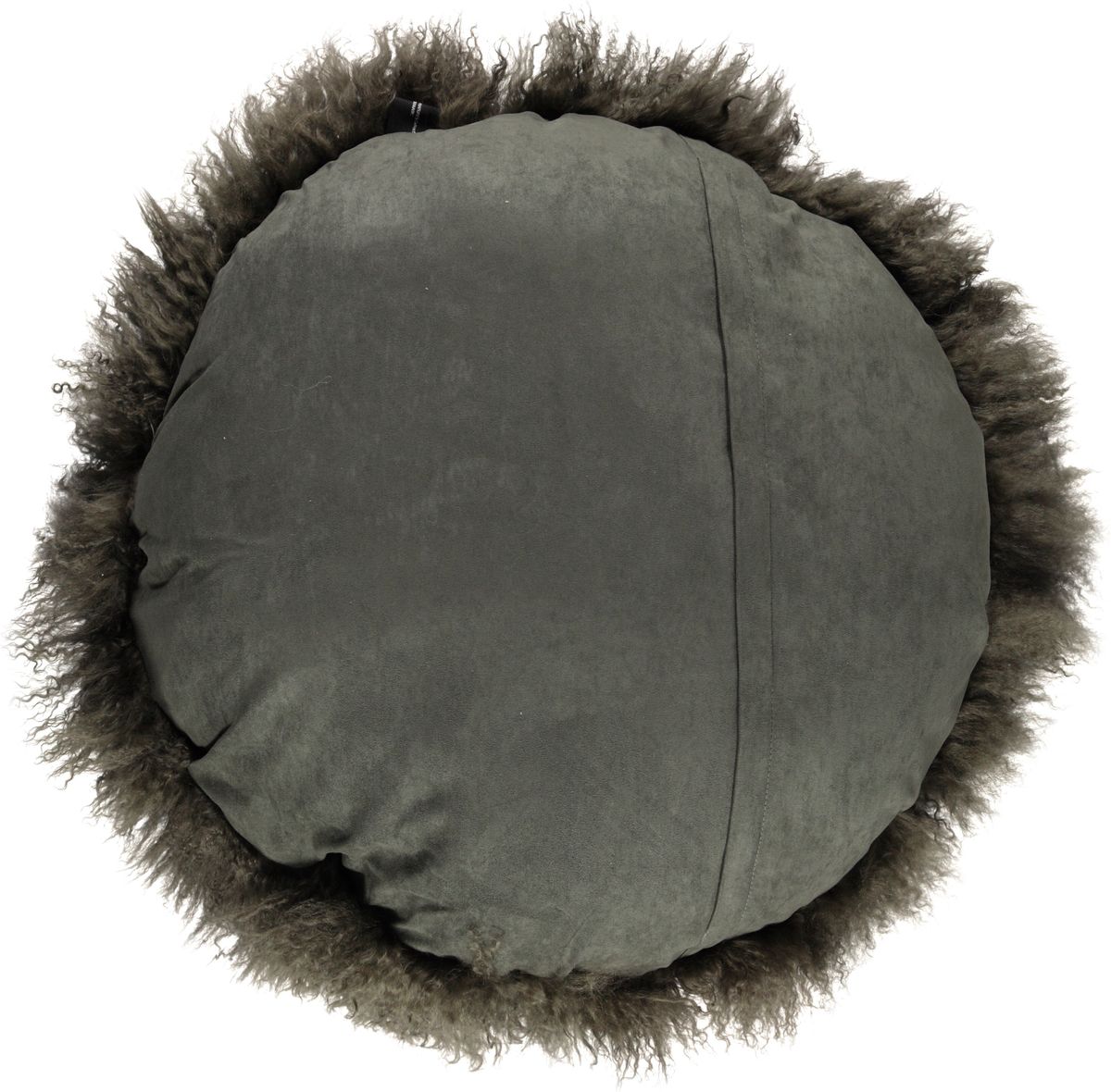 Fårskinnskudde | Lockig | Tibet | Ø38/45/62 cm Häck Grön