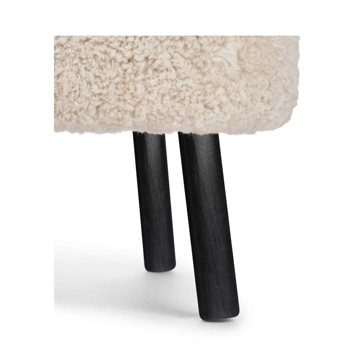 Emily Lounge Chair | Kort lugg Pearl
