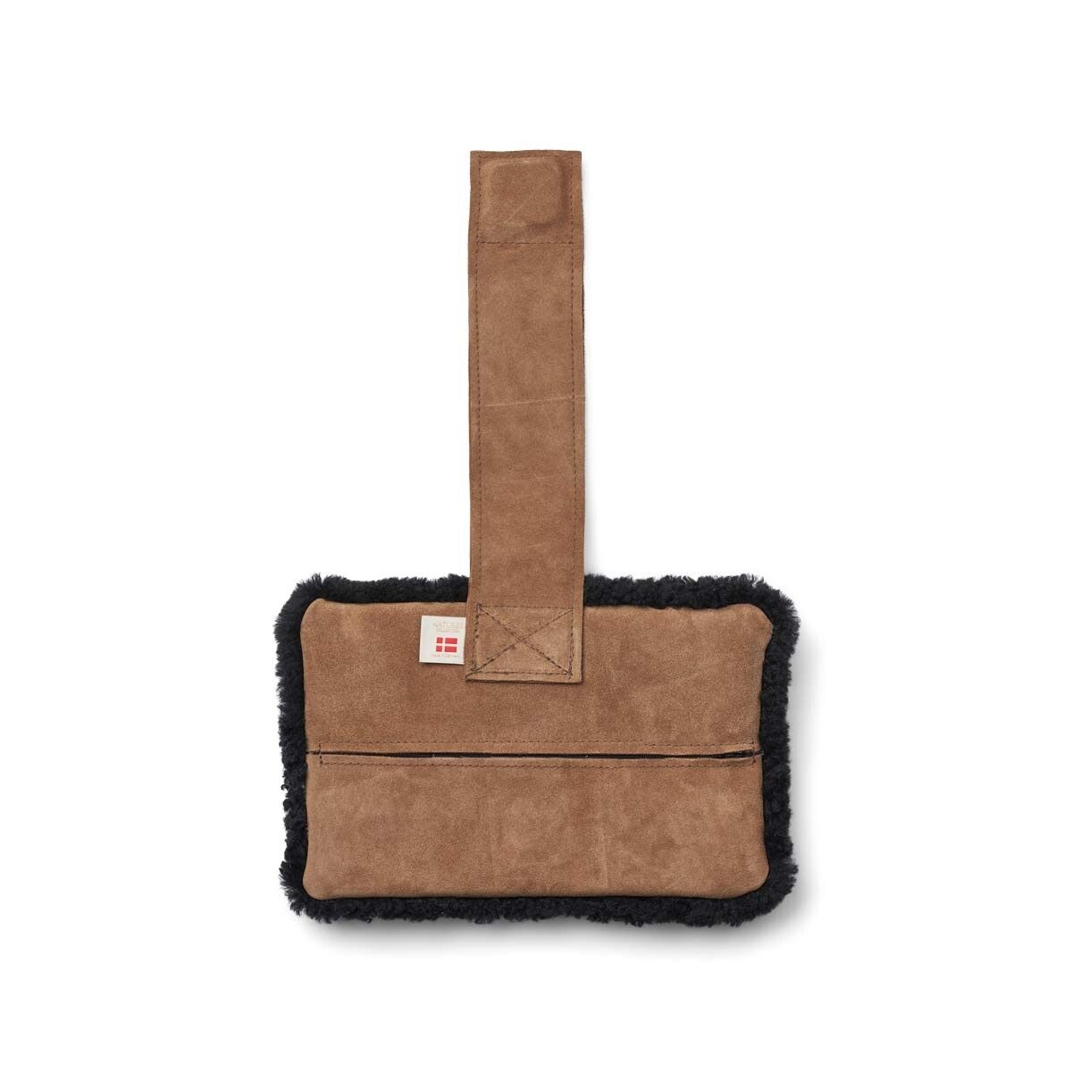 Nackstöd | Kort lugg | Nya Zeeland | Kalvskinn Svart