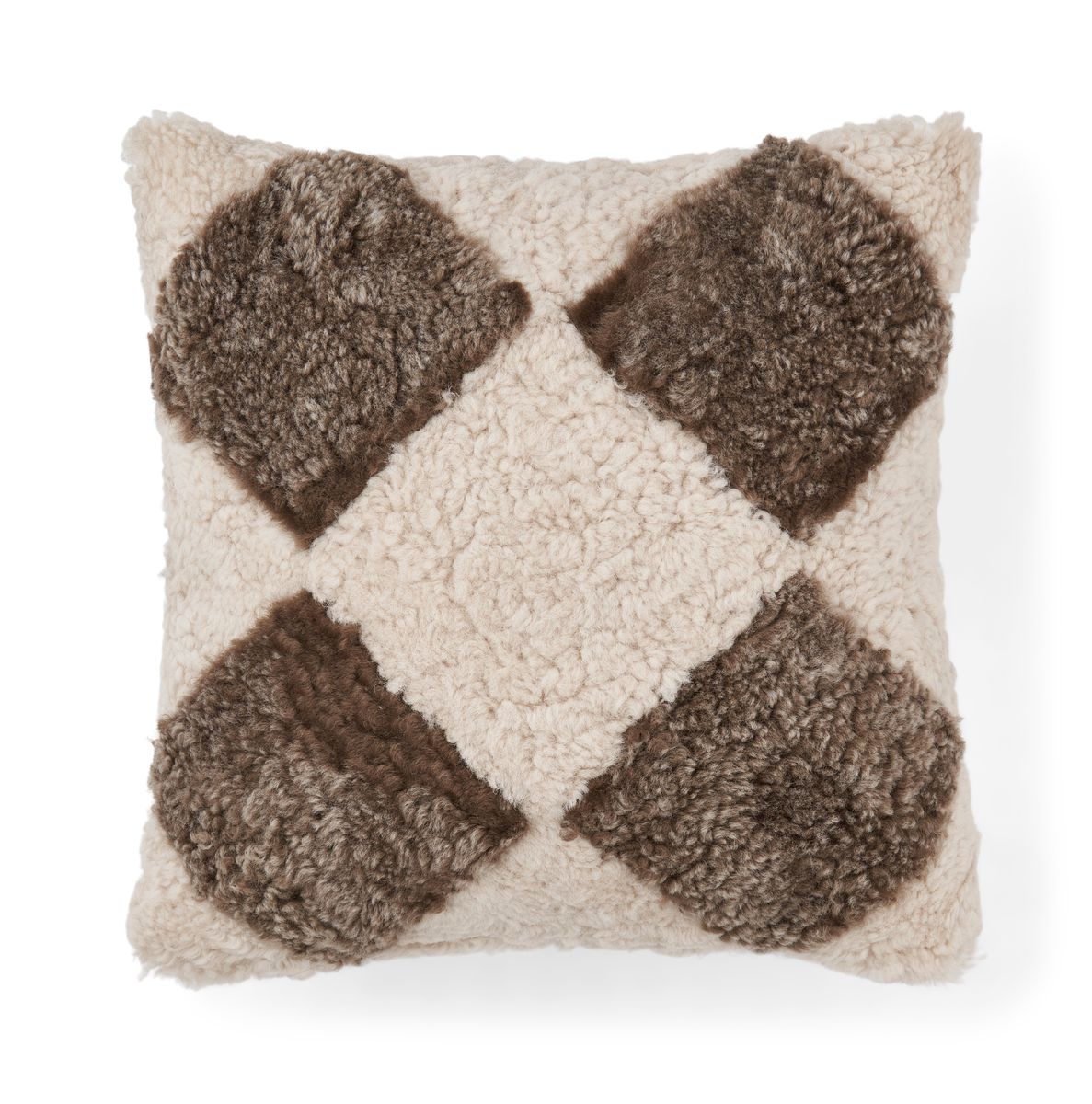 Pattern fårskinnskudde | Kort lugg | Nya Zeeland | 40x40 cm
