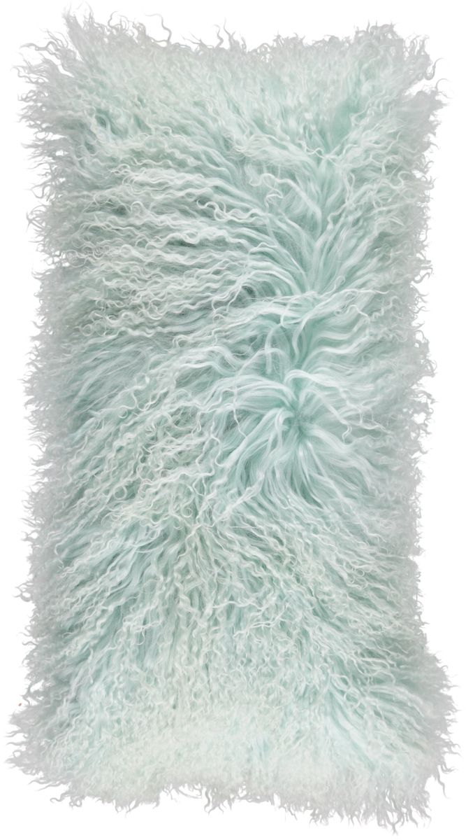 Fårskinnskudde | Lockig | Tibet | 28x56 cm Mint
