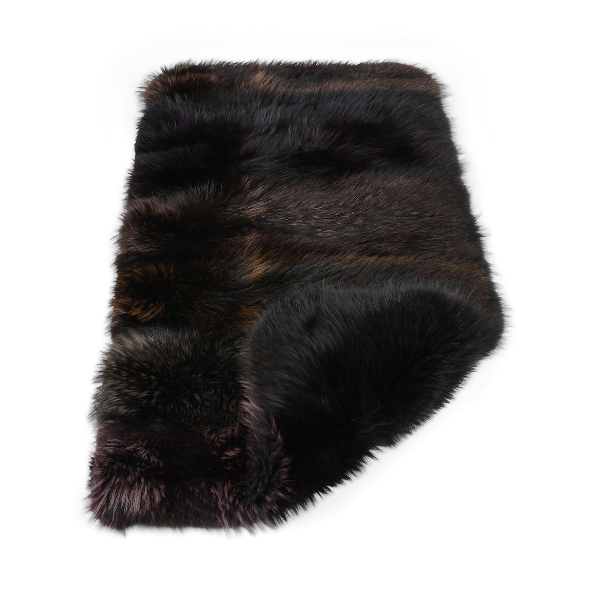 Premium rävskinnspläd | Dubbelsidig | 140x200 cm