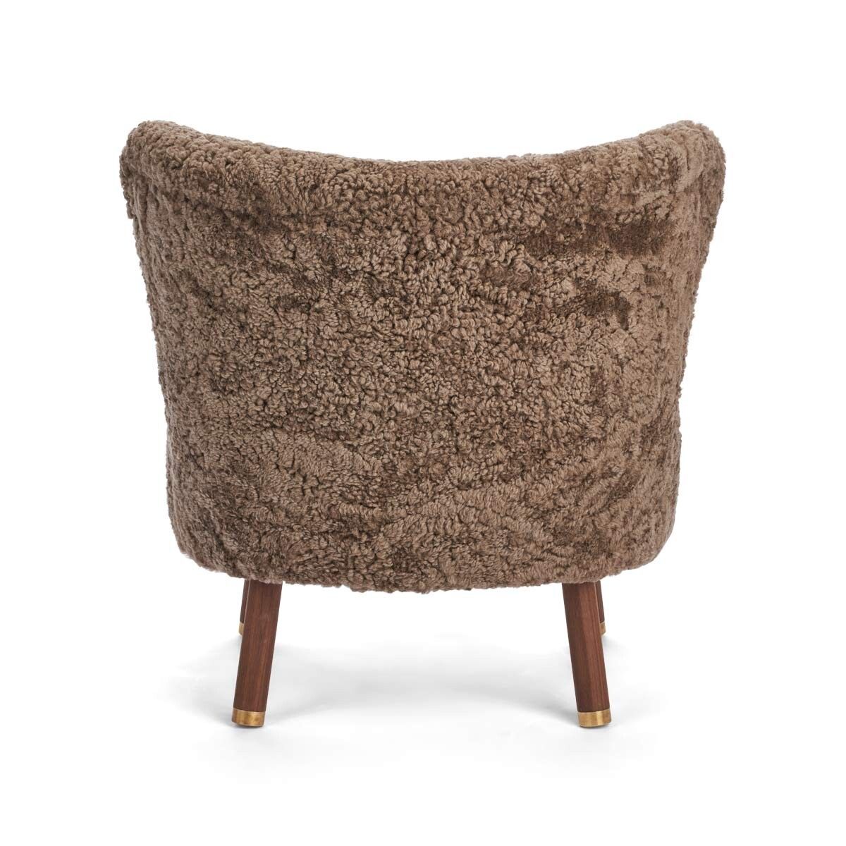 Emil Lounge Chair | Kort lugg Ljusbrun