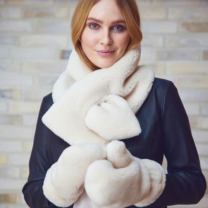 Monta Halsduk Beige