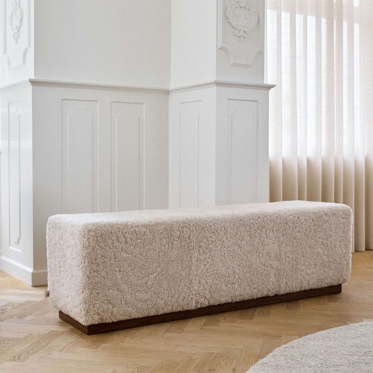 Benjamin bänk Koksgrå