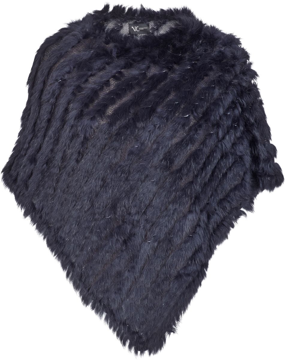 Molly poncho Midnattsblå