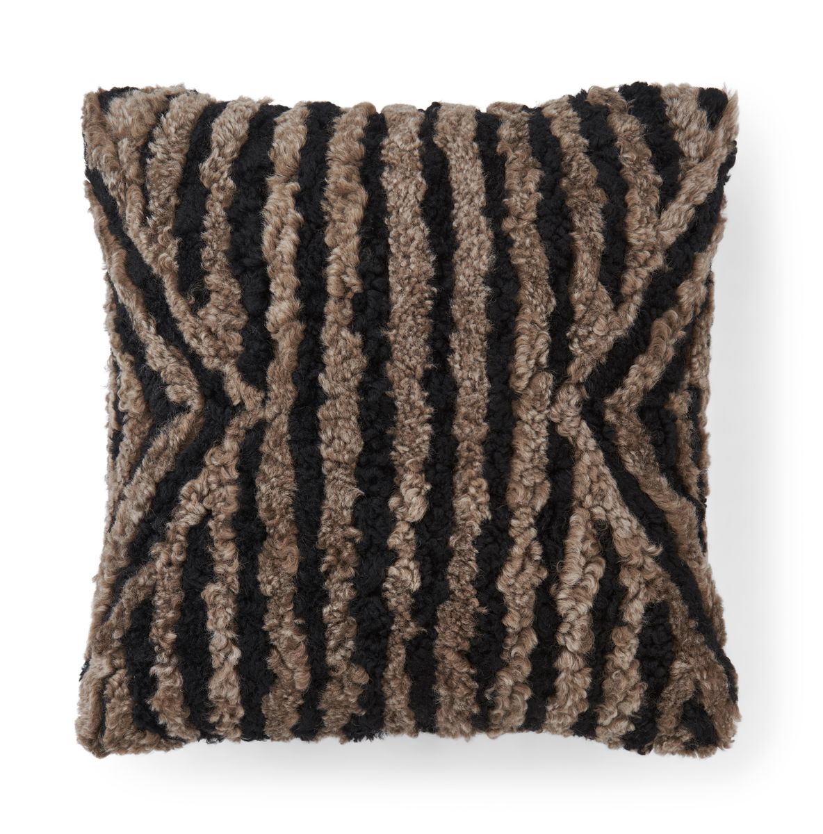 Pattern fårskinnskudde | Kort lugg | Nya Zeeland | Dubbelsidig | 50x50 cm