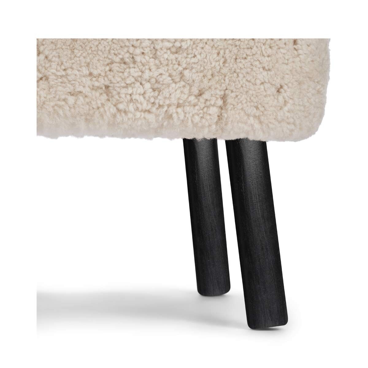 Emil fotpall | Kort lugg Pearl