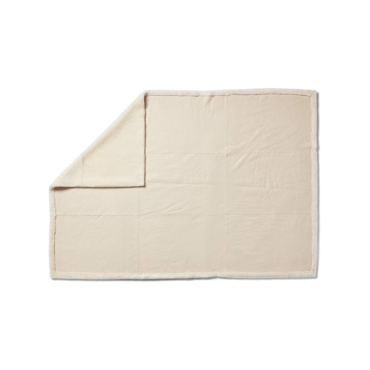 Angelina pläd | Double Face | Nya Zeeland Beige
