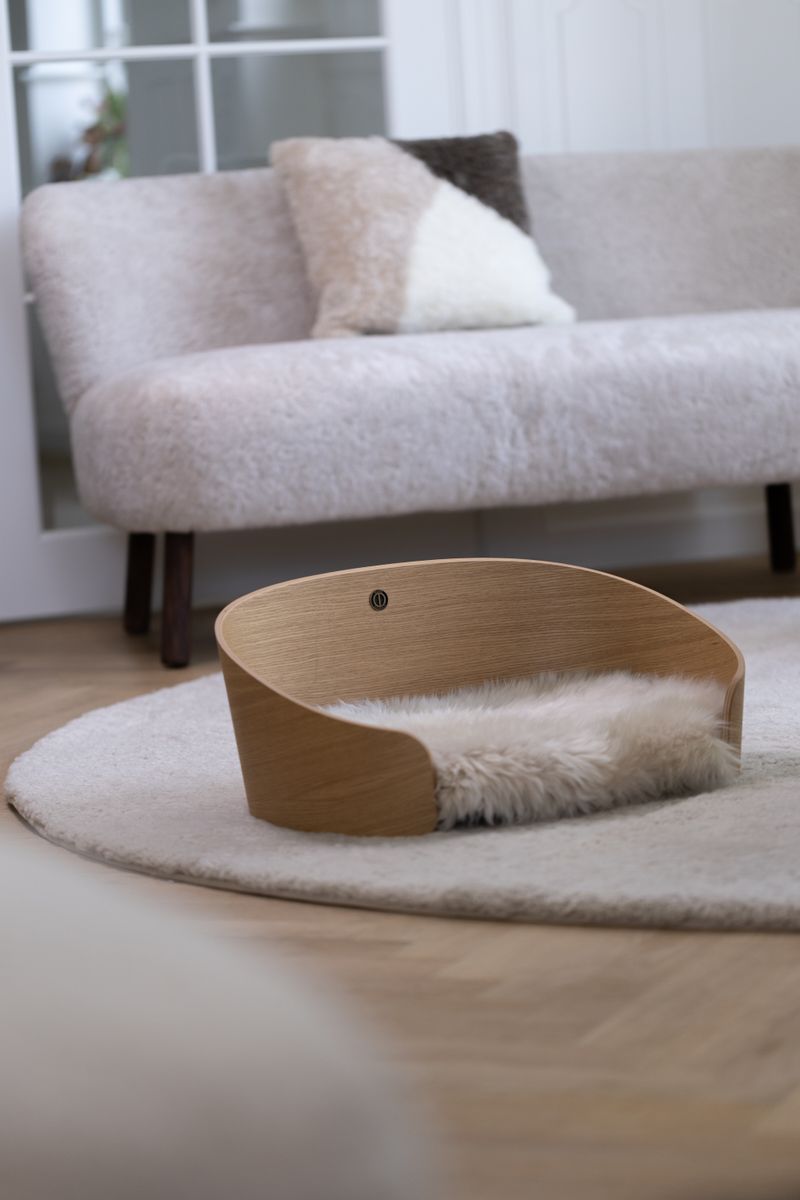 Matta | Kort lugg | Nya Zeeland | Ø140 cm Pearl