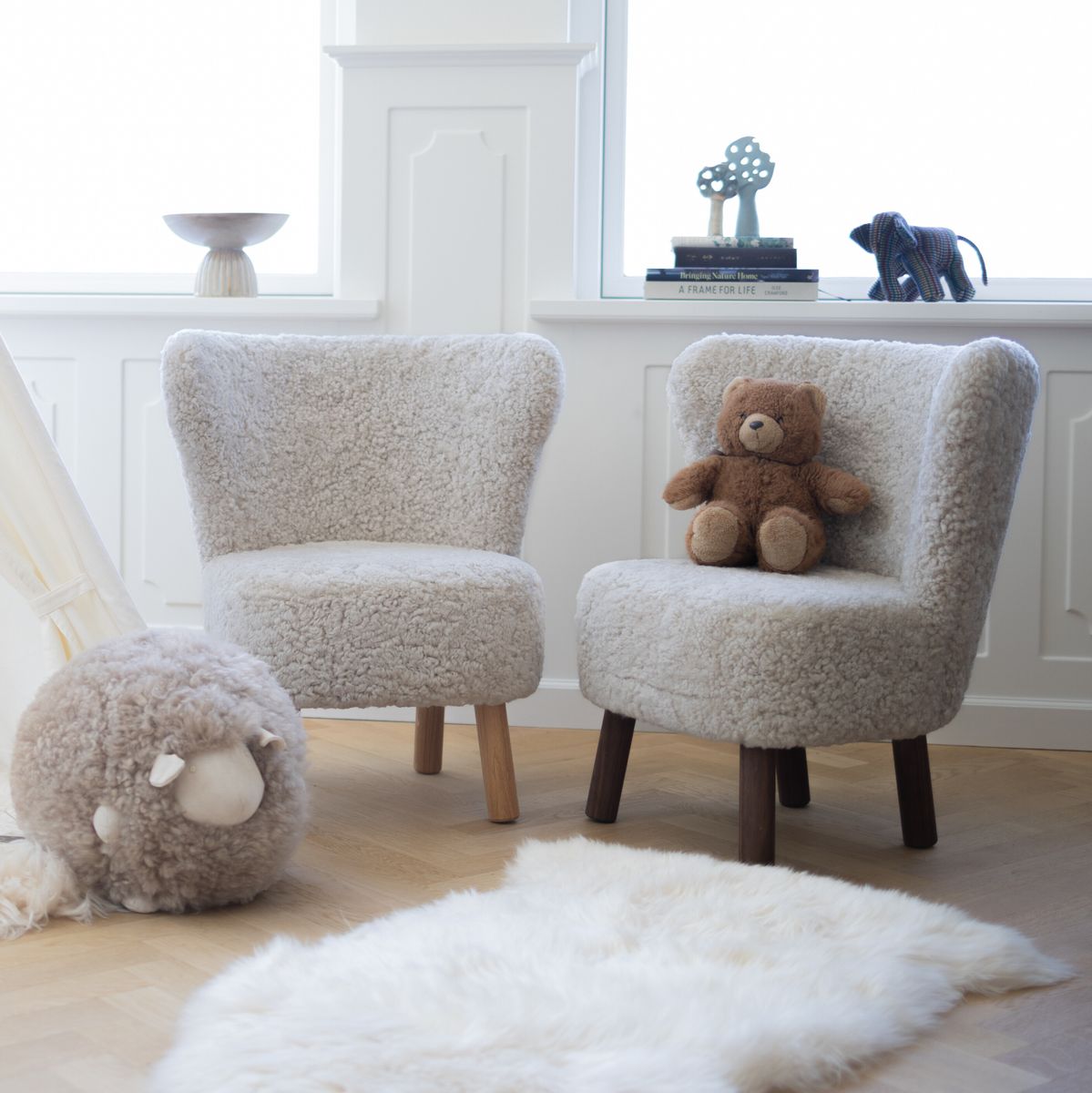 Emma Mini Lounge Chair Koksgrå