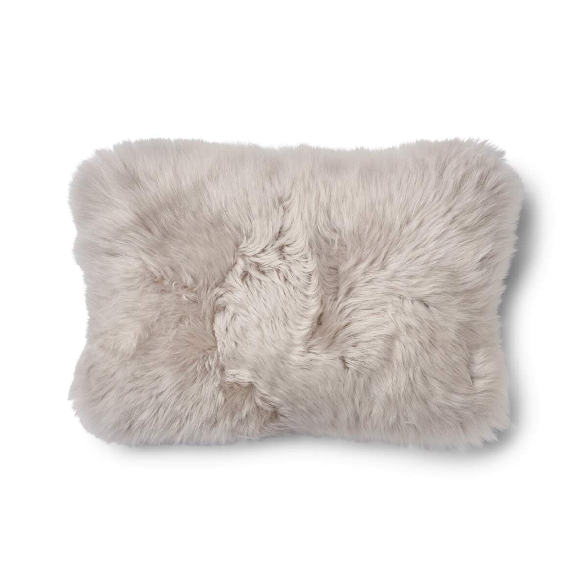 Classic Collection | Ullkudde | Lång lugg | 52x52 cm | 34x52 cm Brun / Dove