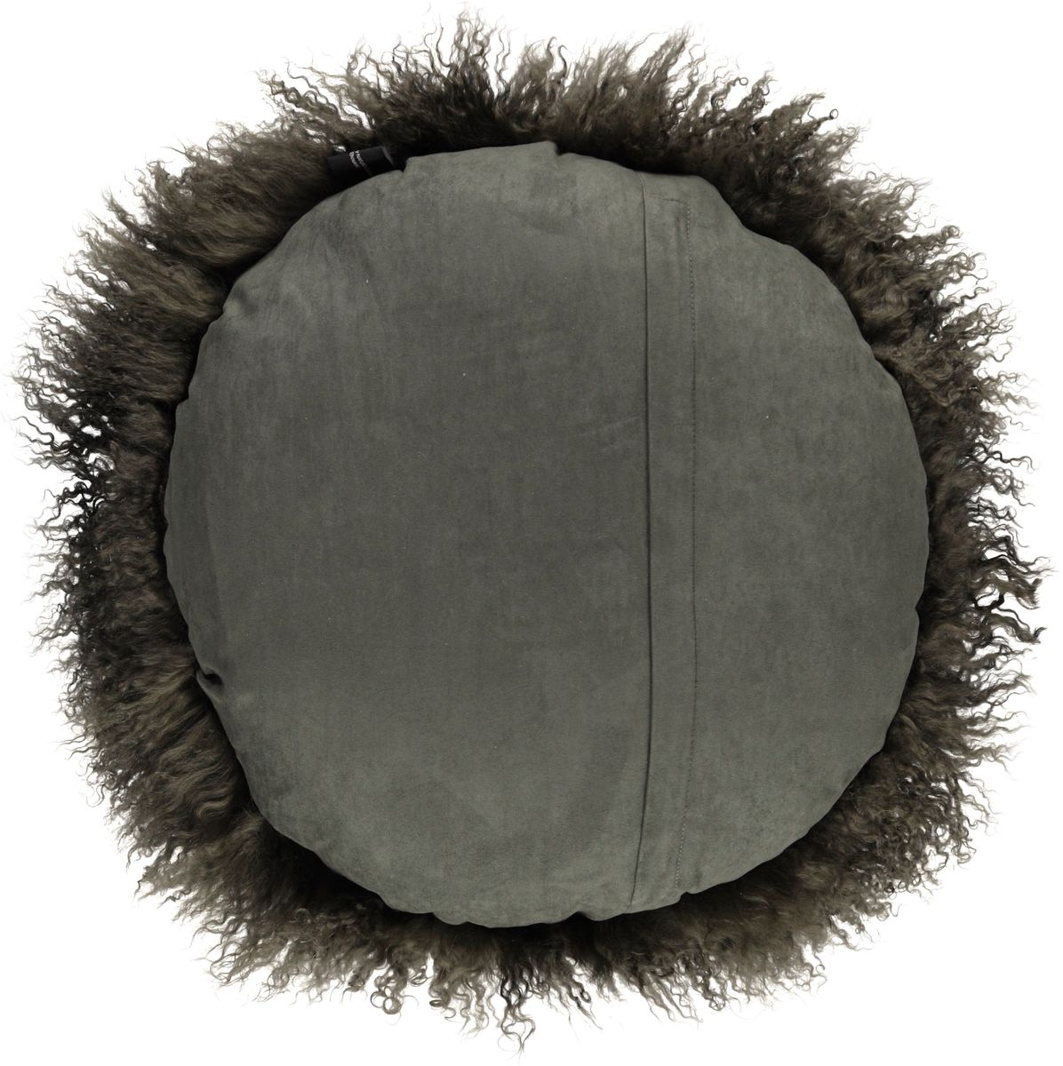 Fårskinnskudde | Lockig | Tibet | Ø38/45/62 cm Häck Grön