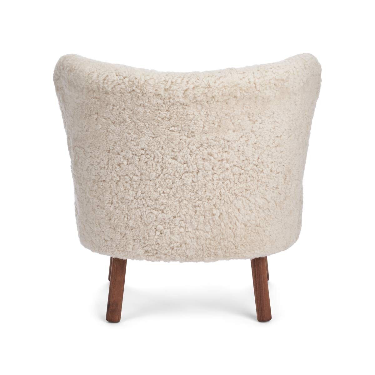 Emil Lounge Chair | Kort lugg Pearl
