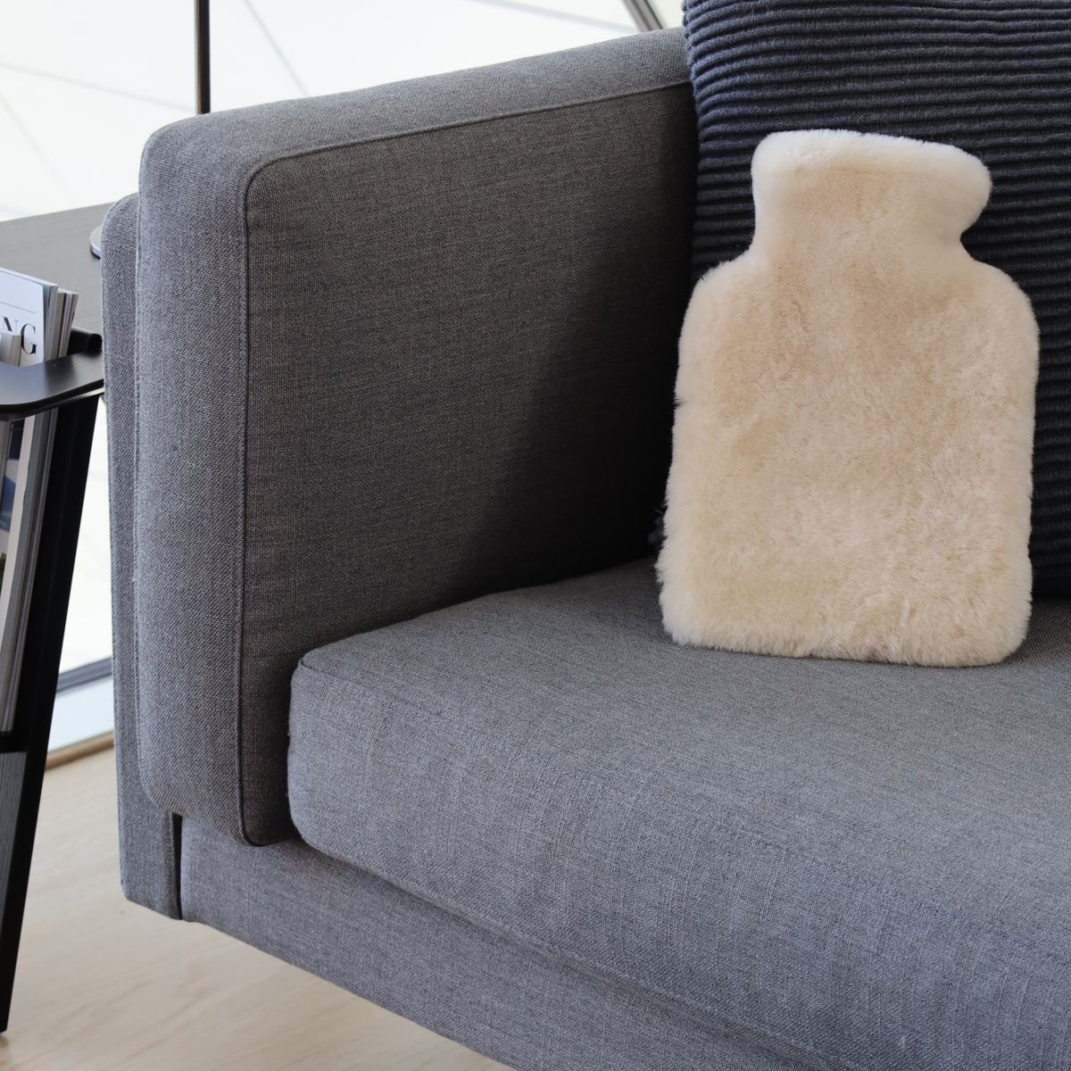 Varmvattenflaska | Mockasin | Nya Zeeland | 32x22 cm Kastanj