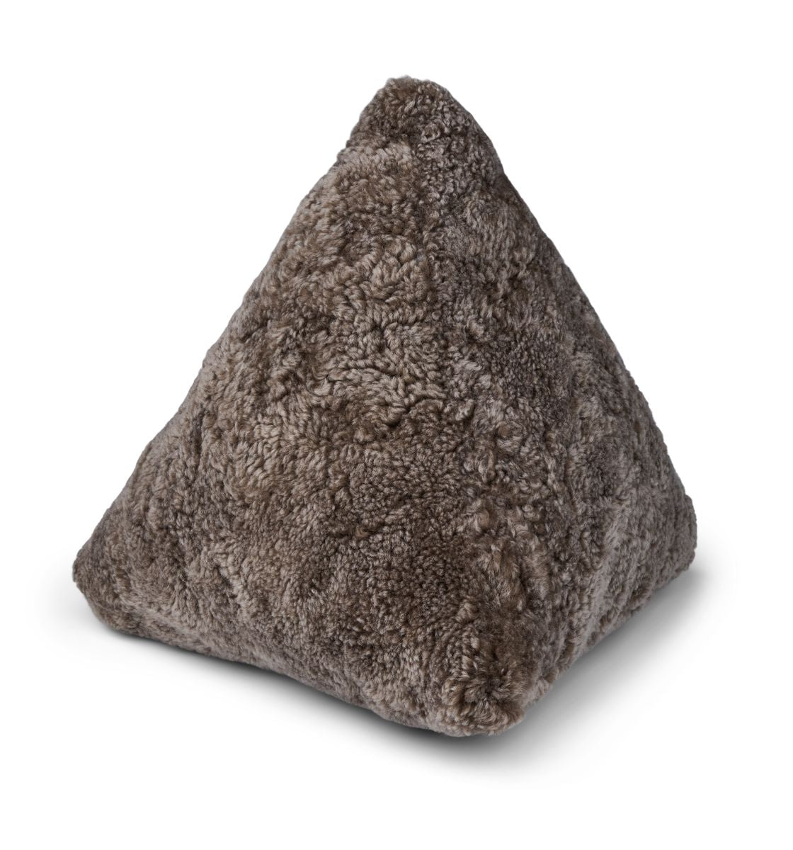 Hematite kudde | Kort Lugg | Nya Zeeland | 35x35x35 cm Cappuccino