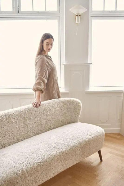 Skandinavisk design med fokus på äkta fårskinn