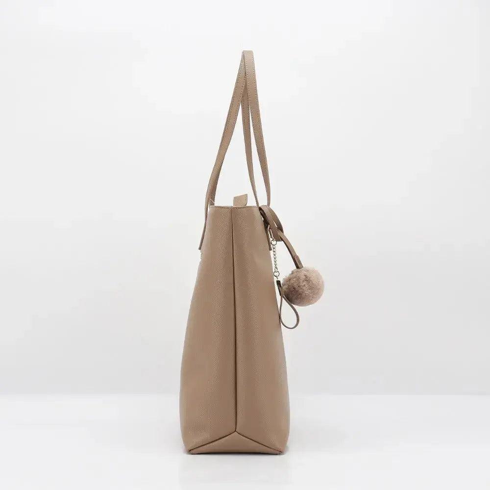 Juliana Tall Shopper Bag of Leather Naturescollection.se