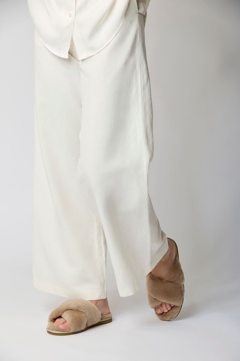 Slipper Cross Teddy Brun
