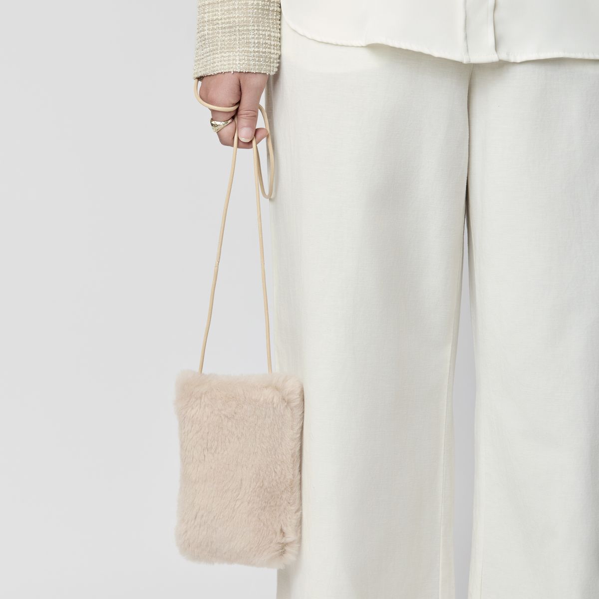 Gwen Mobilväska Beige