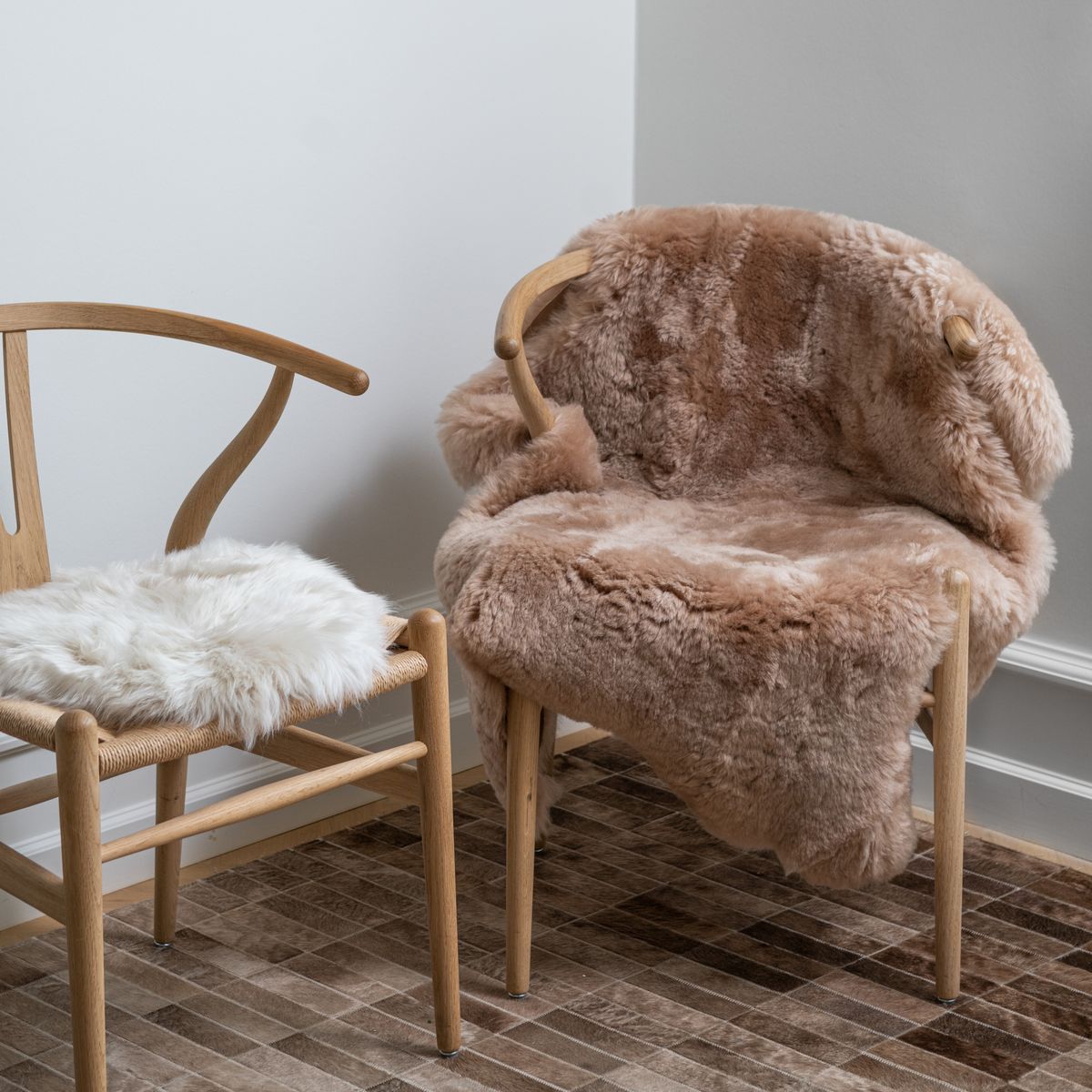 Fårskinn | Double Face | Island | 90x60 cm Tan