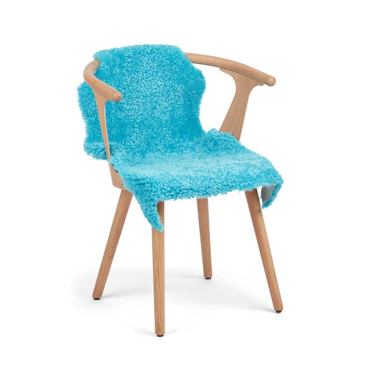 Coral Kort Lugg Fårskinn