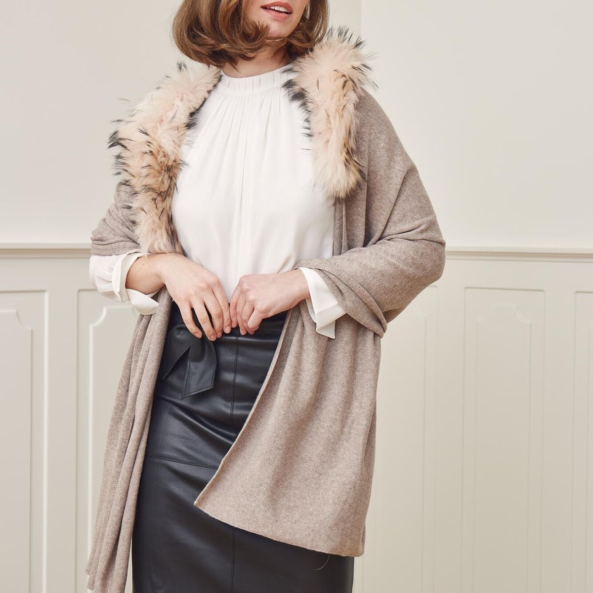 Silvia Scarf Svart / Svart