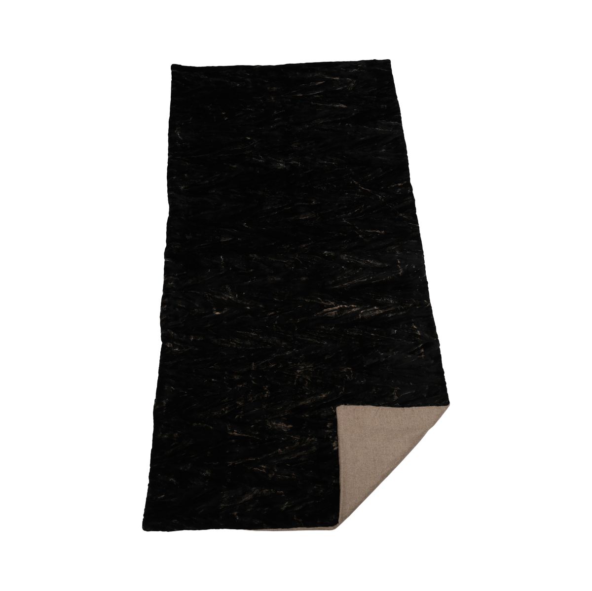 Mink Pläd | Kasmirbaksida | Blacky | 105x205 cm