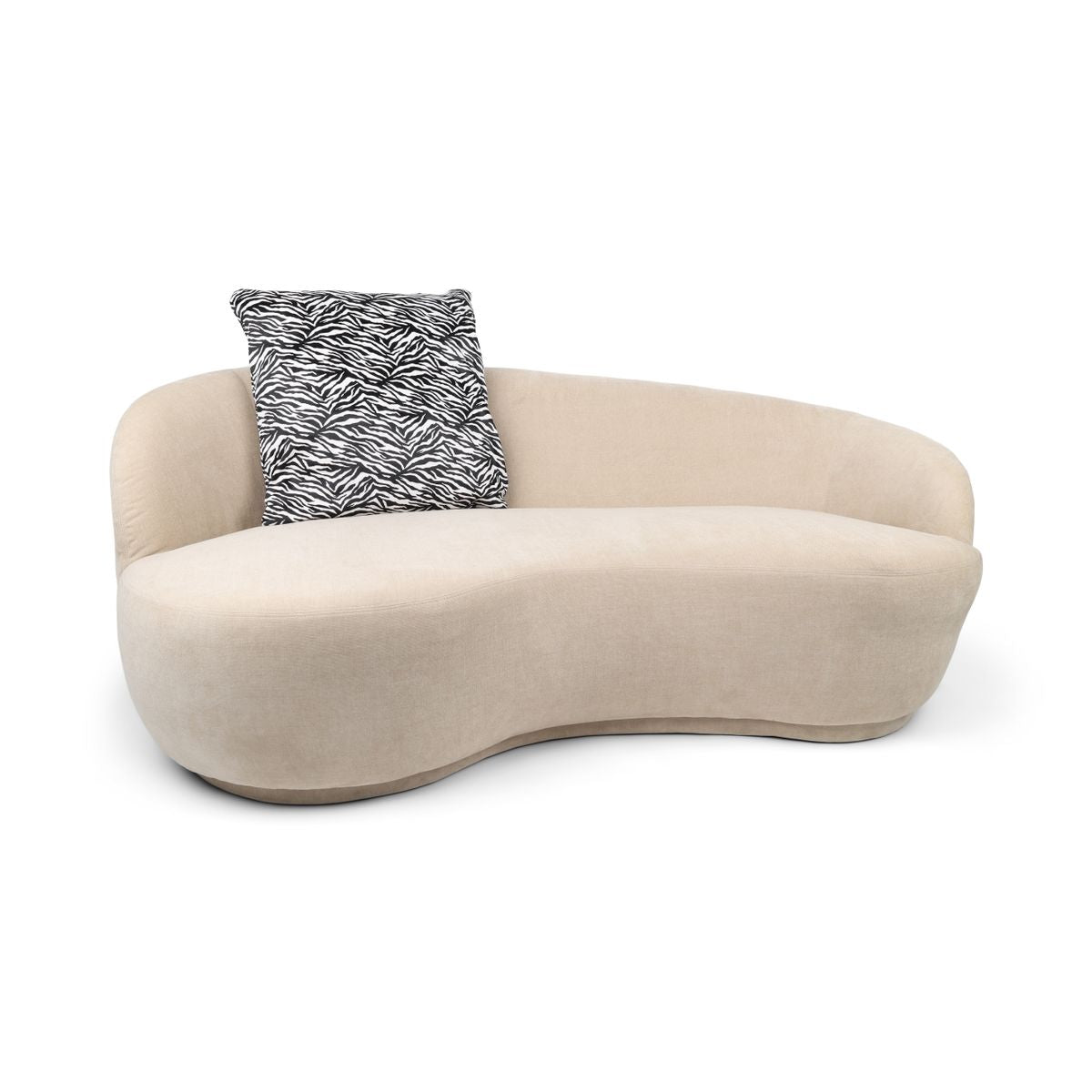 Premium Koskinnskudde | Dubbelsidig Zebra / Svart / Beige