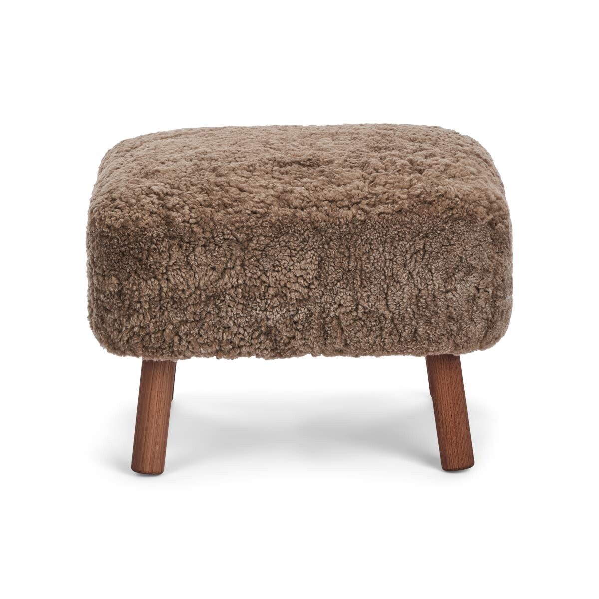 Emily Fotstöd Pall | Curly Taupe