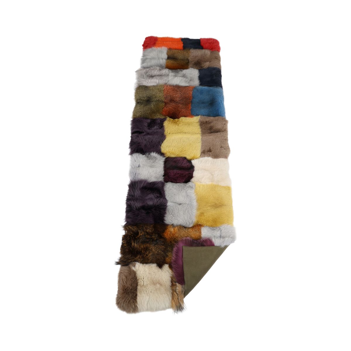 Premium Rävpläd | Kasmirbaksida | Mix Räv | 75x250 cm
