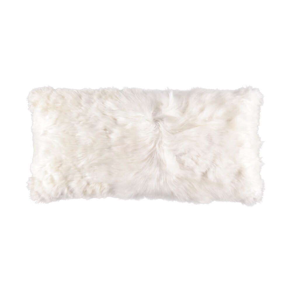 Alpackaullpute | Lång lugg | 40x40 cm, 30x60 cm & 60x60 cm Vit