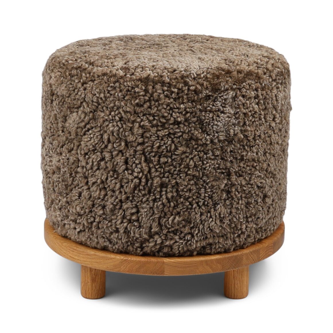 Simon pouf | Kort lugg | D46xH42 cm