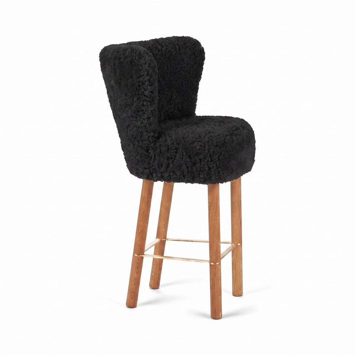 Emilia barstol Svart