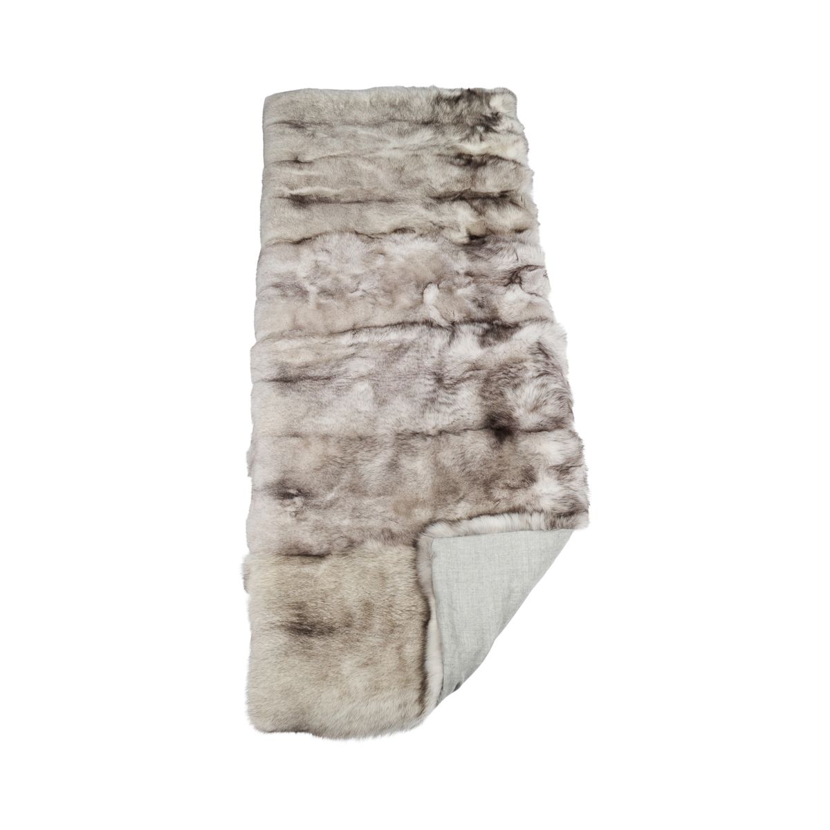 Premium Rävpläd | Kasmirbaksida | Blue Fox | 220x85 cm