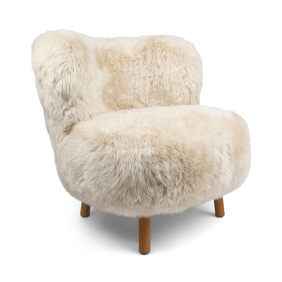 Ethan Puffy Lounge Chair Beige