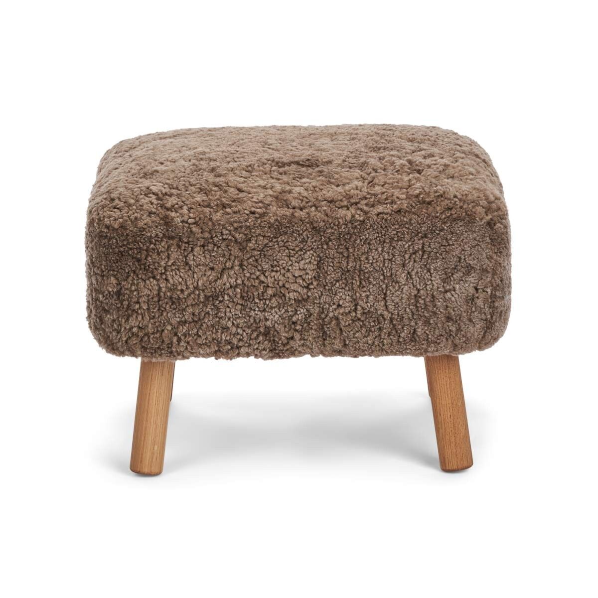Emily Fotstöd Pall | Curly Taupe